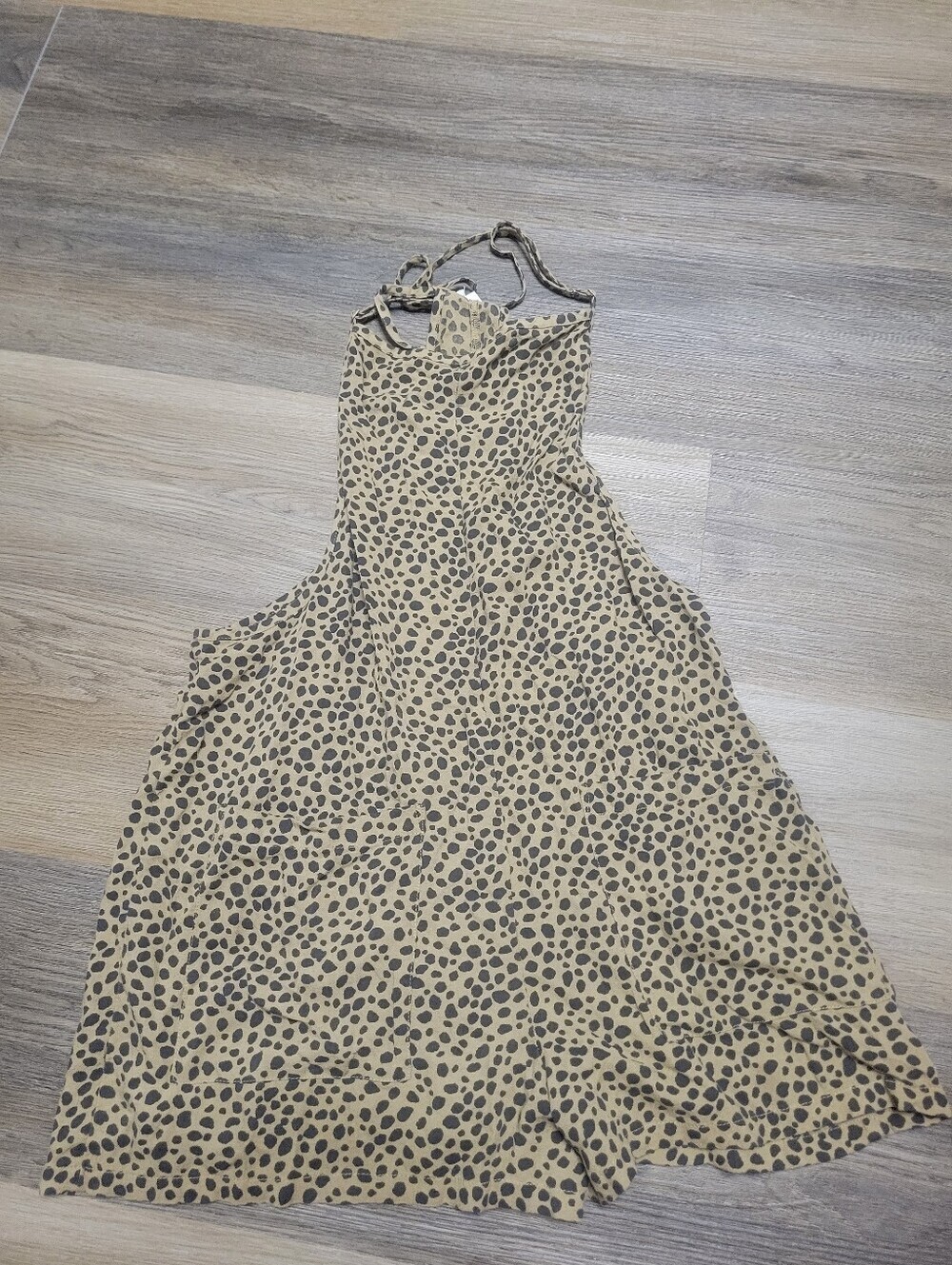 Aerie leopard print halter romper #animalprint